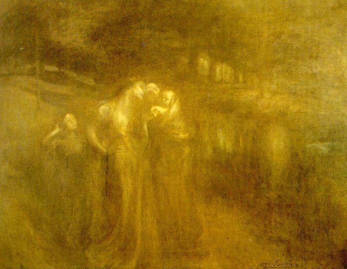 Eugene Carriere The Young Mothers oil painting image
